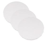 Baluue Set di 4 Pezzi di Tavole Rotonde in Lino Bianco per Pittura ad Olio e Tempera, Leggere e Facili da Trasportare, per Studenti Sia Indoor che Outdoor