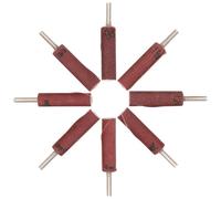 Baluue Set di Mole a Lamelle Cilindriche Gambo 6mm, 10 Grane