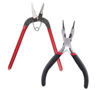 Baluue Set Pinze Perforatrici Multifunzione per Lavori Artigianali Fai da Te Perforatrice Circolare Piccola in Metallo Resistente Punta di Precisione Antiscivolo per Creazione Gioielli