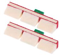 Baluue Silenziatore in Feltro di Lana e Legno 2 Pezzi per Pianoforte Verticale Accessorio per Manutenzione Forma Uniforme Facile da Usare per Pianoforti Stili multipli