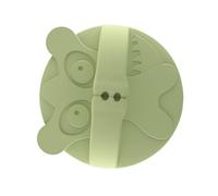 Baluue Spazzola Da Bagno Silicone Per Adulti Massaggiatore Scalpico Morbido e Esfoliante Design Ergonomico Per Doccia e Del Corpo Colore Matcha