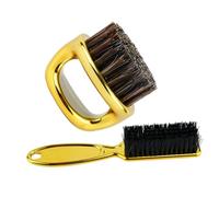 Baluue Spazzola Per Capelli Da Barbiere Set Con Impugnatura Ad Anello Ergonomica Setole Morbide Per Pulizia Collo e Rimozione Peli Per Uso Professionale e Gestione Capelli
