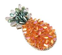 Baluue Spilla a Forma di Ananas Cristalli Scintillanti Spilla da Mantello e Bavero Accessorio Elegante per Abiti Cardigan e Cappelli Stile Francese Raffinato per Feste e Cerimonie