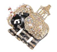 Baluue Spilla da Abito Strass a Forma di Elefante, Accessorio Creativo per Donna, Spilla Classica Elegante per Feste, Cosplay e Abbigliamento Quotidiano, Regalo Originale per Amici