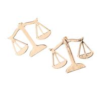 Baluue Spilla da Colletto Bilancia della Giustizia in Lega, Set 2 Pezzi, Spilla da Bavero per Abito e Cappotto Uomo, Accessorio Formale per Professionisti del Diritto, Elegante