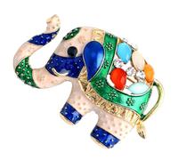 Baluue Spilla da Donna a Forma di Elefante in Lega Resistente, Spilla Decorativa Leggera per Abbigliamento, Sciarpe e Cappelli, Accessorio Moda Femminile per Uso Quotidiano e Occasioni