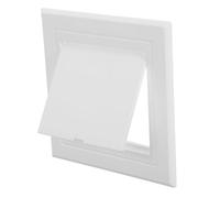 Baluue Sportello di Accesso in Plastica 100x100 per Pareti e Soffitti, Pannello Copertura Foro Muro a Secco Guarnizione Sigillante, Porta Ispezione Idraulica per Bagno e Cucina