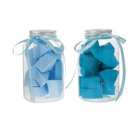 Baluue Spugne Per Trucco Non Latex Set Di Utilizzo Asciutto e Bagnato Per Fondotinta e Cosmetici Colori Misti Morbide e Resilienti