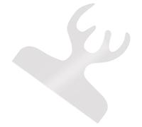 Baluue Stencil in Acrilico Trasparente per Manico di Tagliere per Salumi Riutilizzabile per Lavorazione del Legno Guida per Taglio Preciso e Creazione di Manici per Taglieri Fai da Te