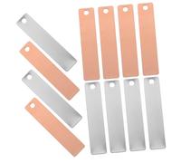 Baluue Strisce in Rame e Zinco per Esperimenti Batteria Frutta Elettrodi in Metallo per Attività Didattiche Materiali Fai da Te per Scienze e Chimica per Laboratori e Lezioni Interattive