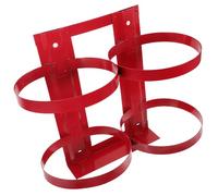 Baluue Supporto a Parete per Estintore 5 Kg in Acciaio Resistente Staffa Doppia per Montaggio Sicuro in Edifici Residenziali e Commerciali Rack di Montaggio Pratico e Duraturo