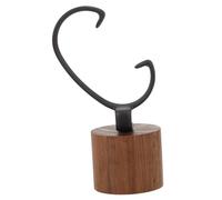 Baluue Supporto Espositivo Struttura a C per Orologio da Polso in Legno e Plastica Base Stabile e Design Smontabile, per Esposizione Elegante