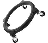 Baluue Supporto per Bombola di Propano Base Mobile in Acciaio Inossidabile 4 Ruote Girevoli Carrello Porta Bombole per Cucina Domestica Campeggio e Barbecue All’Aperto Montaggio senza