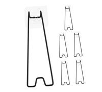 Baluue Supporto per Cornice da Tavolo in Acciaio al Carbonio 6 Pezzi Cavalletto Posteriore Stabile e Compatto per Espositore Foto e Quadri Base Autoadesiva Senza Fori per Uso Versatile