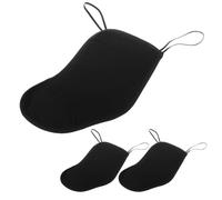 Baluue Supporto per Mentoniera Violino 3 Pezzi Imbottitura in Cotone Nero per 4/4 e 3/4 Antiscivolo Comfort per Esecuzioni e Studio