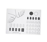 Baluue Tappetino Per Unghie in Acrilico Art in Silicone 28x21 Cm Trasparente Per Esercitazioni Manicure Fai Da Te Tecnica Professionale e Principianti