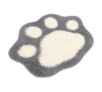 Baluue Tappeto Antiscivolo Per Bagno Assorbente e Decorativo Design Carino Forma Di Zampa Di Animale Per Bagni e Entrate Orso