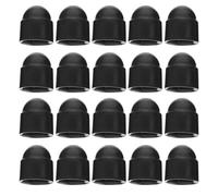 Baluue Tappi copriviti in nylon nero M6 set 40 pezzi, copribulloni protettivi esagonali con installazione semplice, cappucci protettivi per dadi esagonali per uso industriale e manutenzione