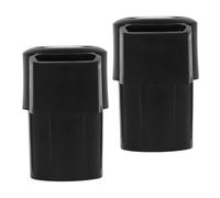 Baluue Tappi Terminali per Sassofono Contralto 2 Pezzi Copritasti in ABS Nero per Chiave a Collo Piegato Accessori per Strumenti a Fiato Protezione Antiurto e Riduzione Rumore