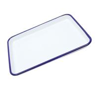 Baluue Teglia da Forno Smaltata Rettangolare 25X30 CM Resistente al Calore e Antiaderente Multifunzionale per Cucina Domestica e Ristoranti Vassoio da Portata e Cottura Sicura