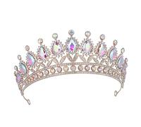 Baluue tiara fasce diadema per le donne per ragazze del ballo di fine anno the ritual cerimonia queen corone di strass per le donne diadema in costume Lega di zinco Golden