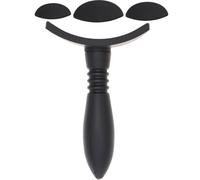 Baluue Timbro Ombretto Rapido in Silicone Manico Set da 4 Pezzi Applicatore Portatile per Trucco Femminile Formati Grande Medio e Piccolo Adatto a Tutte le Donne Strumento Pratico