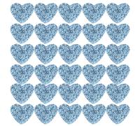 Baluue Toppe Paillettes a Cuore 15 CM Blu 200 Pezzi per Decorazioni Fai da Te Toppe Pratiche per Vestiti e Gioielli Forniture Artigianali Scintillanti per Creazioni di Bigiotteria e