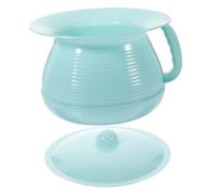Baluue Vaso da Notte con Coperchio, Orinale Portatile in Plastica, Facile da Pulire e Riutilizzabile, per Uso Domestico e Hotel, per Bambini e Donne in Gravidanza