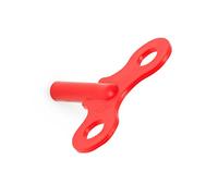 Balvi Appendino Parete Wind up! Colore Rosso Vite Integrata e Tassello per appenderlo alla Parete PLA