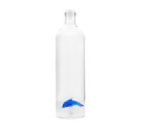 Balvi Bottiglia acqua vetro borosilicato decoro interno L. 1,2 con tappo
