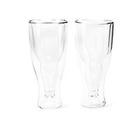 Balvi Set 2 bicchiere birra GRAVITY doppio fondo 400 ml cod.24058