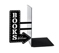 Fermalibri Bookshop Colore Nero Decorativo Metallo Balvi