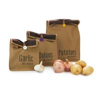 Balvi Borsa conserva Verdura Super Fresh Colore Marrone 3 Sacchetti Borsa per vegetali Tipo Sacco rus