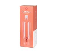 Balvi Bottiglia Atlantis Lobster Colore rosso Fatto a mano in borosilicato Vetro 1,2 L