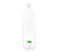 Balvi Bottiglia Atlantis Turtle per l'acqua Figura di Una Tartaruga all'Interno con Tappo in Silicone
