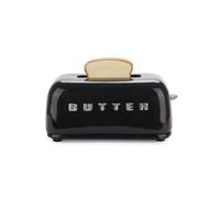 Balvi Burriera Toasty Colore Nero Disegno Vintage Dipinto a Mano Ceramica