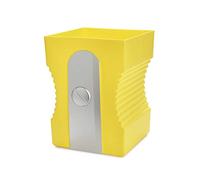Balvi Cestino carta Sharpener Colore giallo Cestino a forma di temperamatite Plastica ABS/PP 29cm