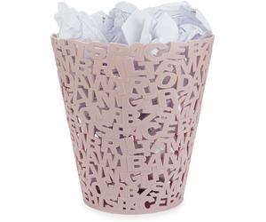 Balvi Cestino getta carta Letters rosa plastica lettere 27858