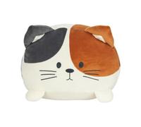 Balvi Cuscino Kitty Calico Colore Bianco, Marrone e Nero Un Peluche Super Morbido e soffice Poliester