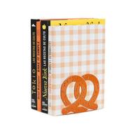 Balvi Fermalibri Pretzel Colore marrone Design originale a forma di pretzel Metallo