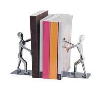 Balvi Fermalibri Shadow Colore cromato Set di 2 reggilibri Zinco