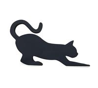 Balvi Fermaporta Feline Colore Nero Un Gattino Che Fa la Sua Funzione di bloccare la Tua Porta Plasti