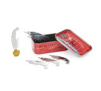 Balvi Forchettina aperitivo Conserverie Crevettes Design retrò di gamberi in Scatola Latta/Inox
