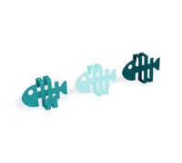 Balvi Gancio cassetto Fish Set di 3 Appendiabiti A Forma di Pesce Ideale per i cassetti della Cucina
