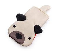 Balvi Guantone Cucina WOOF! Colore Grigio in Forma di Gatto Manopola da Forno Mitt Resistente Fino a