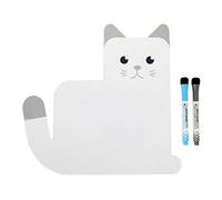 Balvi Lavagna frigo Magnetica Meow! Colore Bianco Originale Lavagna per pianificare, Ideale per i PRO