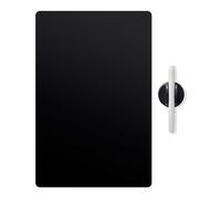 Balvi Lavagna frigo Noir Colore Nero Magnetico con la Penna e cancellino Plastica pp 42 x 30 cm