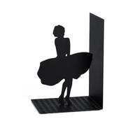 Balvi - Marilyn fermalibri Decorativo in Metallo di Colore Nero. Design Originale
