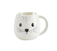 Balvi Mug Kitty Coppa a Forma di Testa di Gatto capacità di 400ml Lavabile in lavastoviglie e Forno a