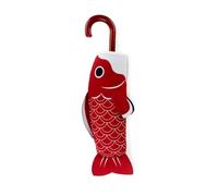 Balvi Ombrello Fish Colore Rosso con Custodia in Neoprene a Forma di Carpa Koi Nylon